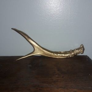 Gold Painted Deer Antler